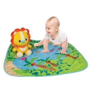 EUC Winfun 2-in-1 Lovie Lion Blanket , Lion Snuggle Blanket